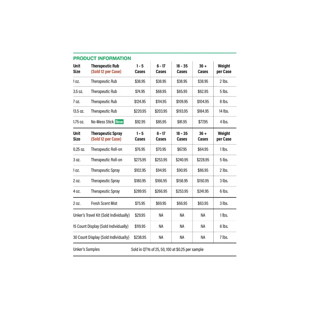 2026 Price Matrix.webp